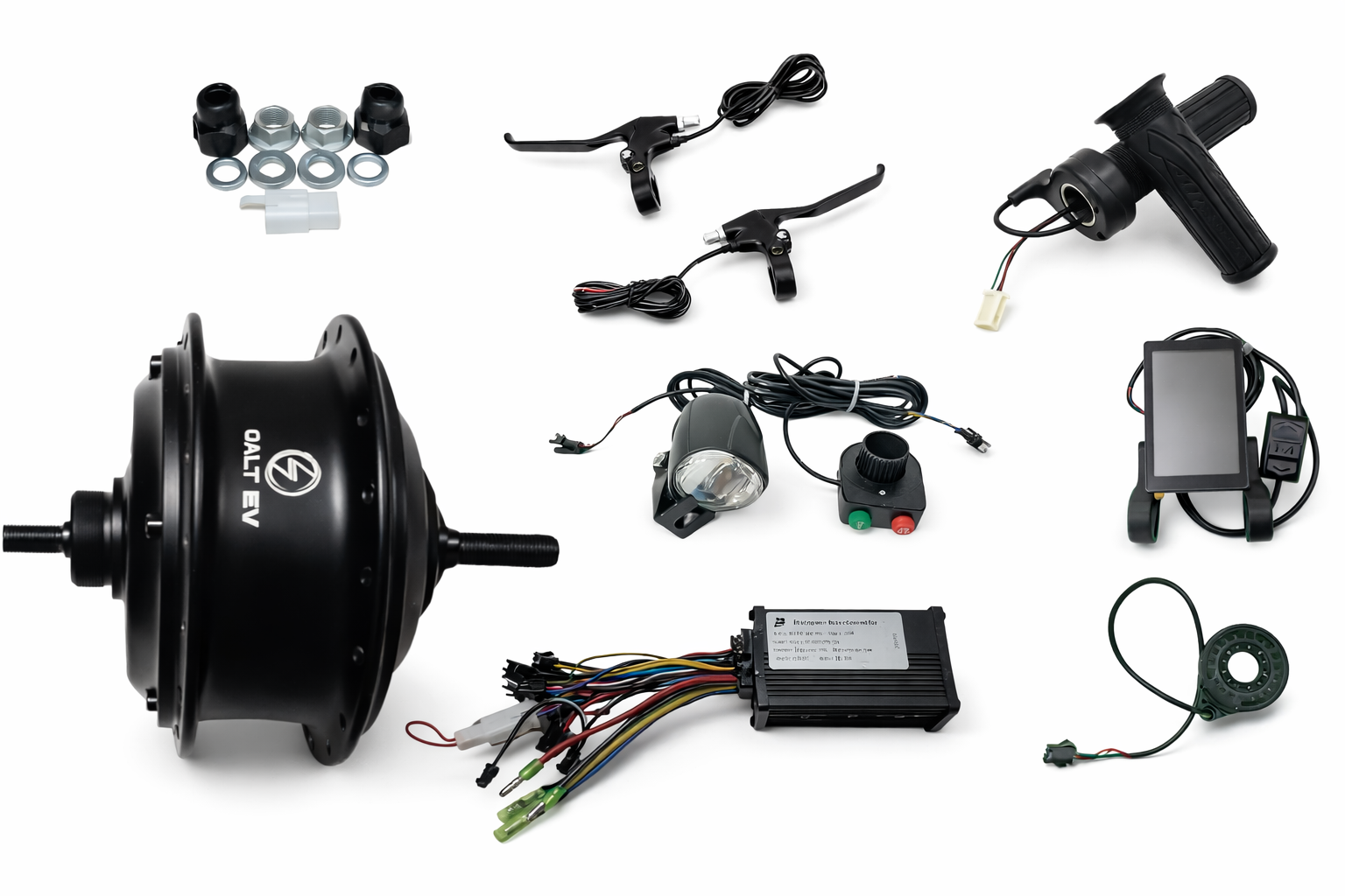 250W Electric Cycle Conversion Kit BLDC Hub Motor (24V/36V/48V) Complete E-Bike Kit